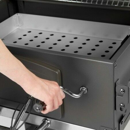 Barbecue a Carbone con Coperchio e Ruote Aktive 102 x 65 x 104 cm