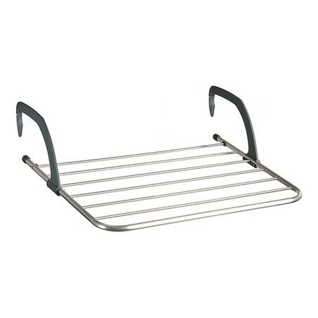 Stendibiancheria Kipit WR1013D Bianco Argentato Grigio chiaro Grigio scuro Alluminio Plastica 62,5 x 50 x 16,5 cm