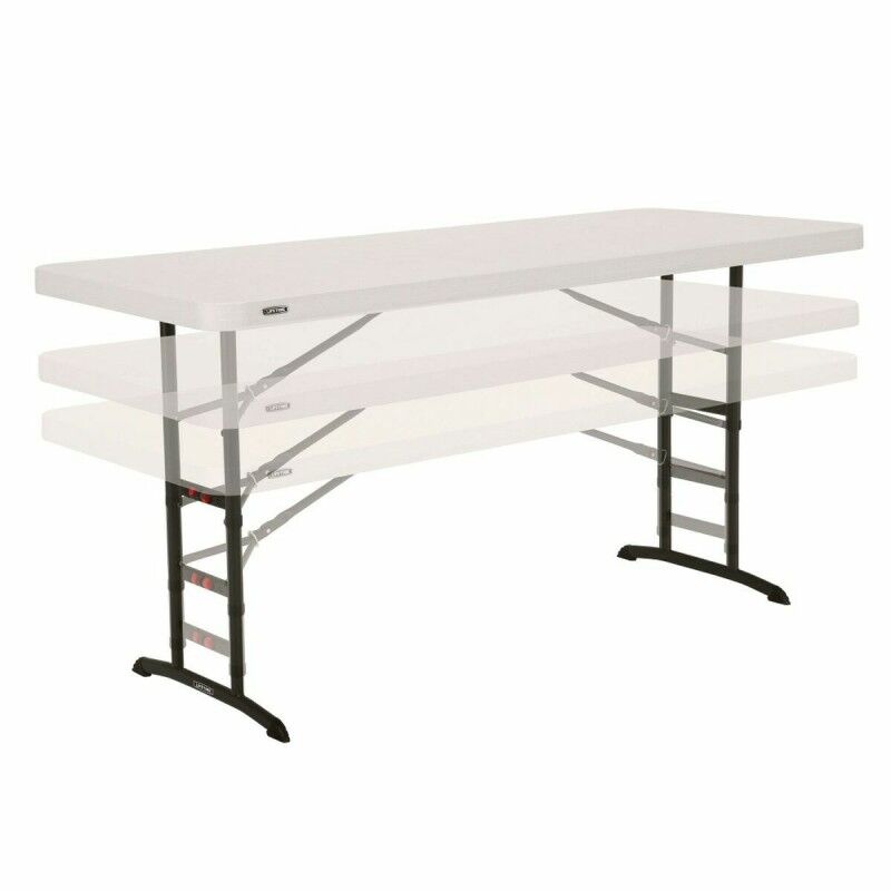 Tavolo Pieghevole Lifetime Bianco Rettangolare Acciaio Plastica 183 x 76 cm Tavolo Pieghevole Lifetime Bianco Rettangolare Acciaio Plastica 183 x 76 cm