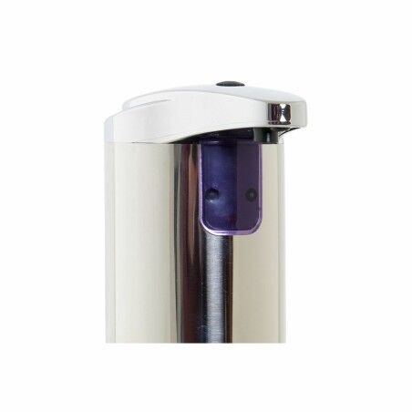 Dispenser per Sapone Automatico con Sensore DKD Home Decor Nero Argentato ABS 250 ml 11,1 x 7,5 x 19 cm