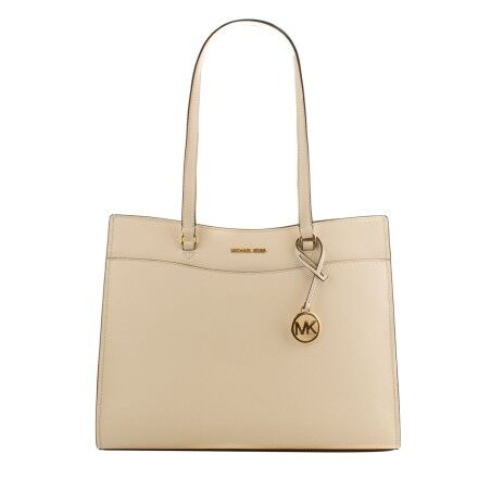 Borsa a Spalla Michael Kors 35F4GTVT9L-LT-CREAM Beige 37 x 28 x 12 cm