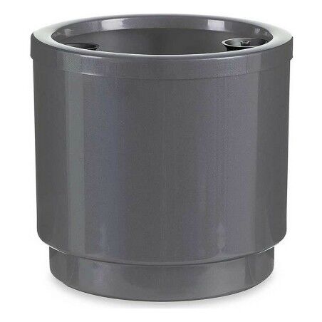Vaso Autoirrigante Ibergarden 4126-PLA Argentato polipropilene 26 x 25 x 26 cm (4 Unità)