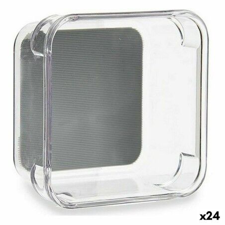 Contenitori per Cassetti Kinvara W623309 Grigio Plastica riciclata 9,3 x 4,5 x 9,3 cm (24 Unità)