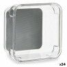 Contenitori per Cassetti Kinvara W623309 Grigio Plastica riciclata 9,3 x 4,5 x 9,3 cm (24 Unità)