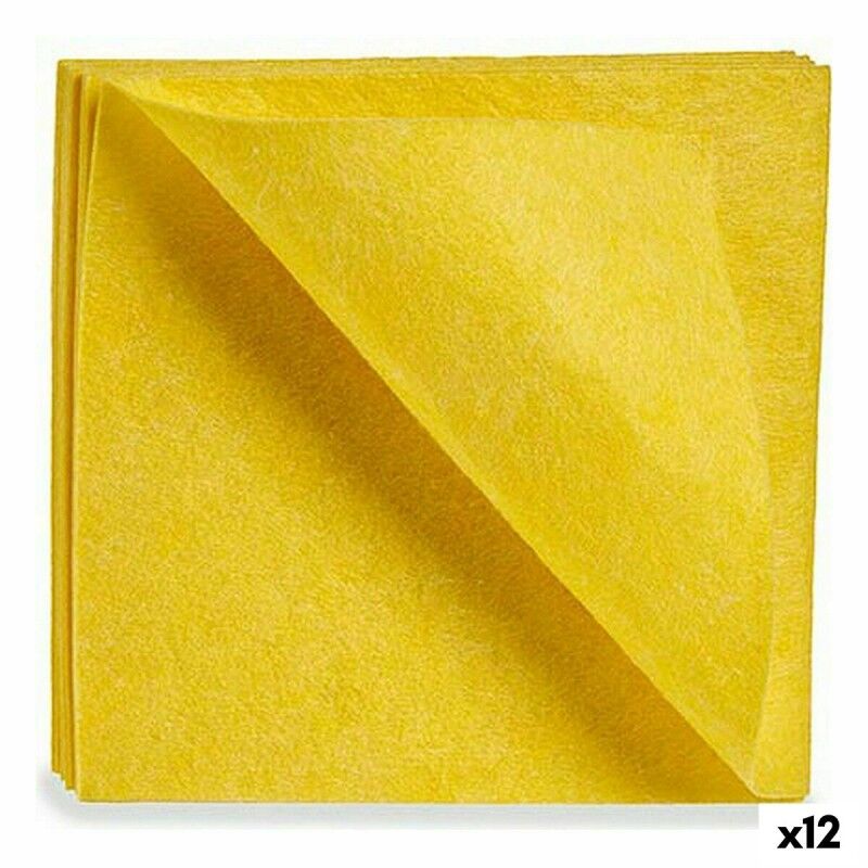 Panni Soffice Giallo 18 x 2,5 x 20 cm (12 Unità) Panni Soffice Giallo 18 x 2,5 x 20 cm (12 Unità)