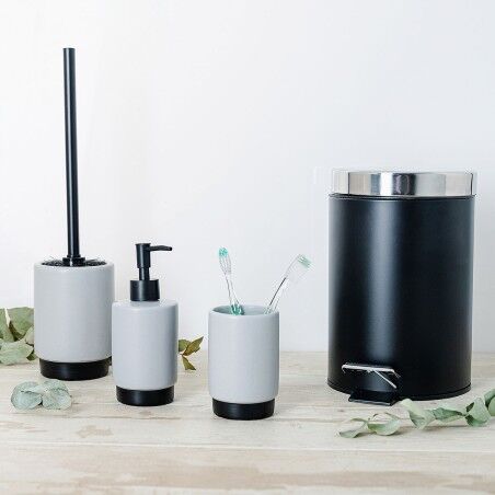 Dispenser di Sapone Quid Cabinet Grigio Ceramica