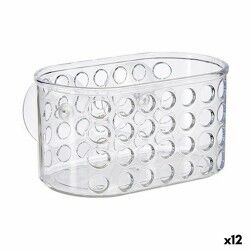 Supporto Contenitore per Vasca da Bagno Berilo CB25262A Trasparente PVC polistirene 15,8 x 8,5 x 8 cm (12 Unità)