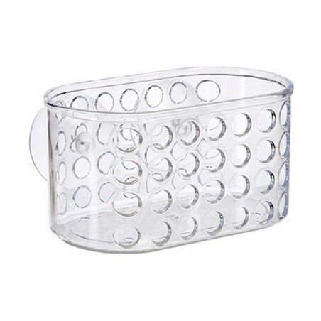 Supporto Contenitore per Vasca da Bagno Berilo CB25262A Trasparente PVC polistirene 15,8 x 8,5 x 8 cm (12 Unità)