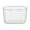 Supporto Contenitore per Vasca da Bagno Berilo 54160 Trasparente PVC Plastica 19,3 x 12 x 9 cm (12 Unità)
