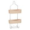 Scaffale da Bagno Berilo W7072 - 384 Beige Metallo Plastica 28 x 60 x 14 cm (6 Unità)