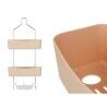 Scaffale da Bagno Berilo W7072 - 384 Beige Metallo Plastica 28 x 60 x 14 cm (6 Unità)