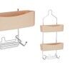 Scaffale da Bagno Berilo W7072 - 384 Beige Metallo Plastica 28 x 60 x 14 cm (6 Unità)