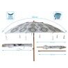Ombrellone Ø 200 cm SPF50+ Orientale