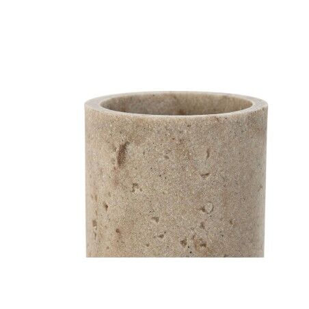 Bicchiere Home ESPRIT Crema Resina 7 x 7 x 10 cm
