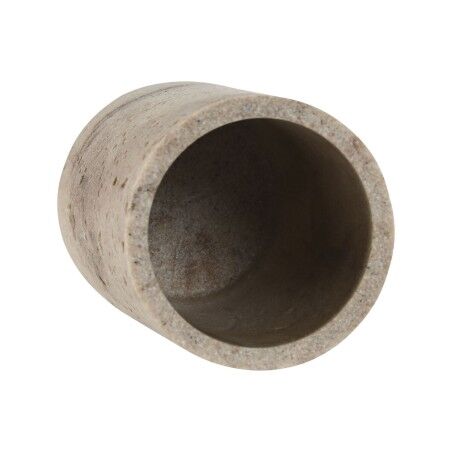 Bicchiere Home ESPRIT Crema Resina 7 x 7 x 10 cm