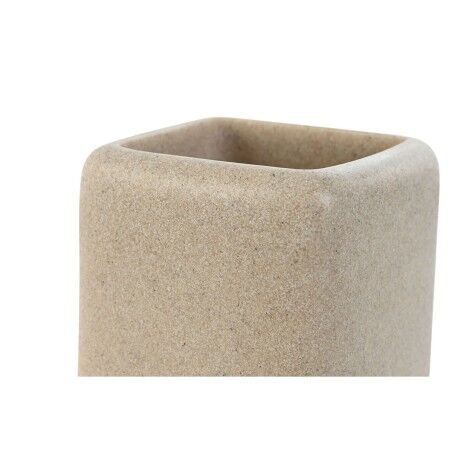 Bicchiere Home ESPRIT Crema Resina 8 x 8 x 10 cm