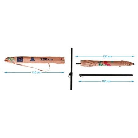 Ombrellone Rosa 220 cm UPF 50+