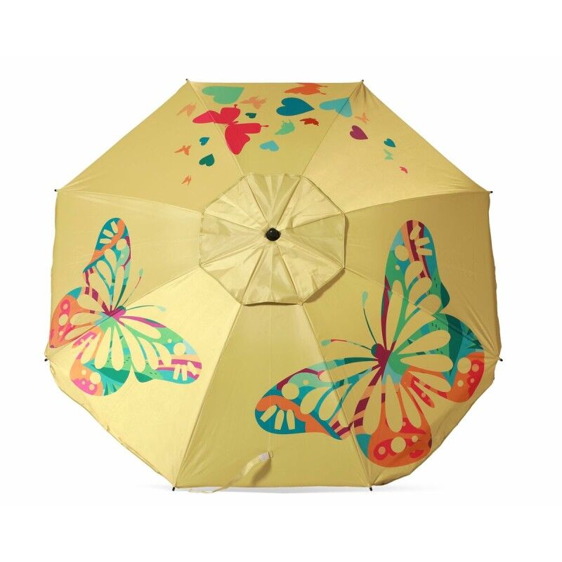 Ombrellone Giallo 220 cm UPF 50+ Ombrellone Giallo 220 cm UPF 50+
