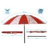 Ombrellone Ø 220 cm SPF50+ Marino