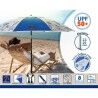 Ombrellone Azzurro Ø 200 cm SPF50+ Marino