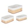 Set di Scatole per Sistemare Impilabili Kipit BA1317-437 31 x 12 x 21 cm 4 Unità