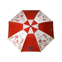 Ombrellone Rosso Ø 200 cm SPF50+ Marino