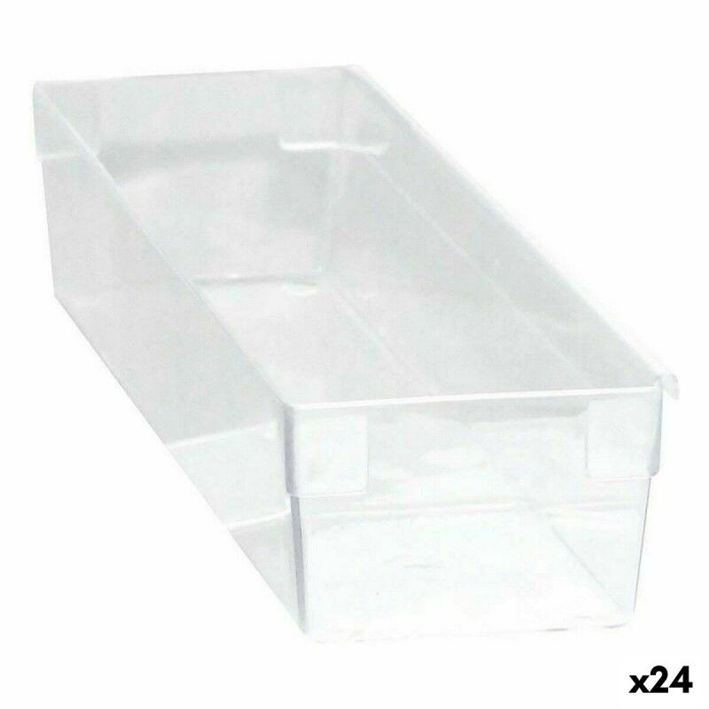 Scatola Multiuso Componibile Trasparente 22,5 x 8 x 5,3 cm (24 Unità) Scatola Multiuso Componibile Trasparente 22,5 x 8 x 5,3 cm (24 Unità)