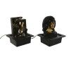 Fontana da giardino Home ESPRIT Resina Buddha Orientale 21 x 19 x 27 cm (2 Unità)
