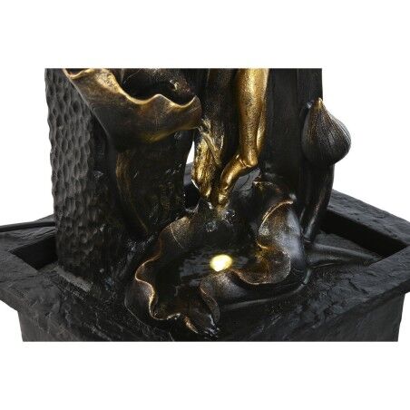 Fontana da giardino Home ESPRIT Resina Buddha Orientale 21 x 19 x 27 cm (2 Unità)