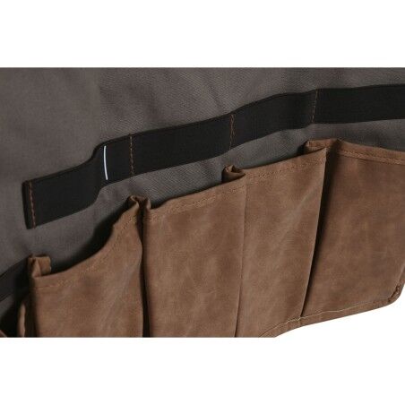 Contenitore degli attrezzi Home ESPRIT Marrone 54 x 29 x 6 cm