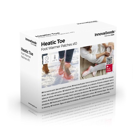 Pad Scaldapiedi Heatic Toe InnovaGoods 10 Unità