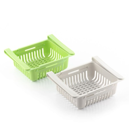 Contenitore Regolabile per il Frigorifero Friwer InnovaGoods 2 Unità