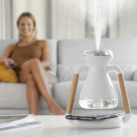 Umidificatore Diffusore per Ambienti e Caricabatterie Wireless 3 in 1 Misvolt InnovaGoods