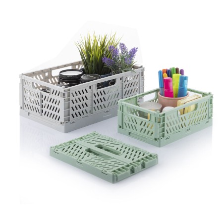 Set di 3 Scatole per Organizzazione Pieghevoli e Impilabili Boxtor InnovaGoods