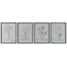 Quadro DKD Home Decor Moderno Piante botaniche 45 x 2,5 x 60 cm (4 Unità)
