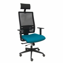 Sedia Ufficio con Poggiatesta Piqueras y Crespo B10CRPC Azzurro