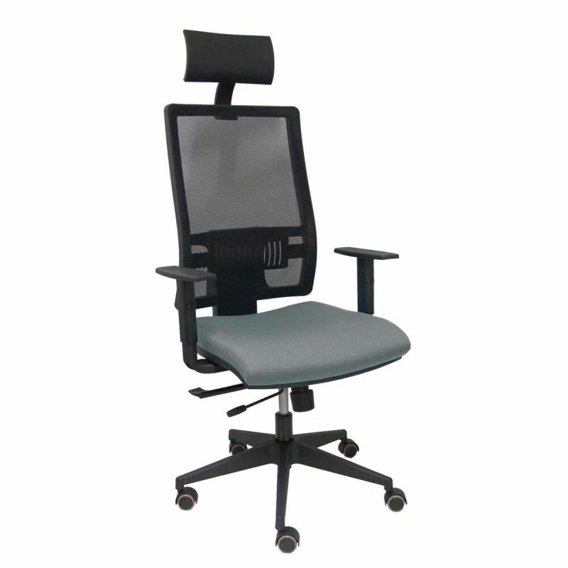 Sedia Ufficio con Poggiatesta Piqueras y Crespo B10CRPC Grigio Sedia Ufficio con Poggiatesta Piqueras y Crespo B10CRPC Grigio