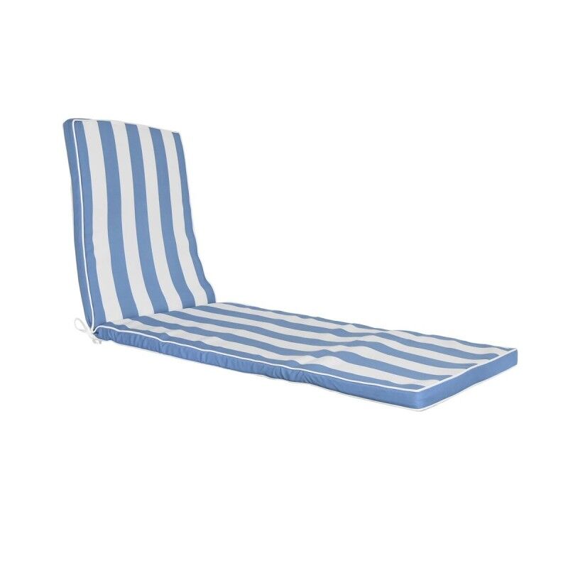 Cuscino per Lettino DKD Home Decor Amaca Bianco Blu cielo 190 x 60 x 5 cm Cuscino per Lettino DKD Home Decor Amaca Bianco Blu cielo 190 x 60 x 5 cm