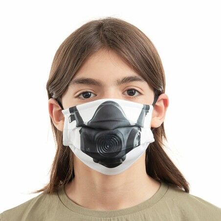 Mascherina Igienica in Stoffa Riutilizzabile Gas Luanvi Taglia M Confezione da 3 unità