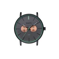 Orologio Unisex Watx & Colors WXCA2723  Nero Grigio (Ø 44 mm)