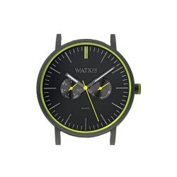 Orologio Unisex Watx & Colors WXCA2729 Nero (Ø 44 mm)