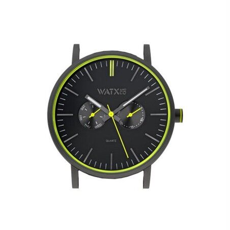 Orologio Unisex Watx & Colors WXCA2729 Nero (Ø 44 mm)