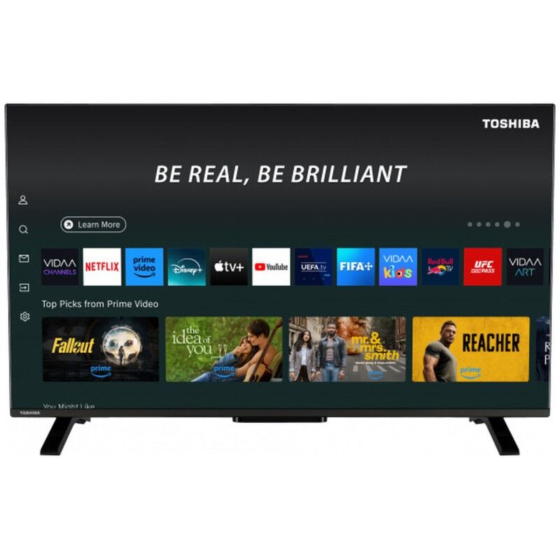 Smart TV Toshiba 40QV2F63DG 40" 4K Ultra HD HDR10+ HDR10 DVB-T2 400 Hz PQI QLED Smart TV Toshiba 40QV2F63DG 40" 4K Ultra HD HDR10+ HDR10 DVB-T2 400 Hz PQI QLED