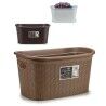 Cesto per i Panni Stefanplast Elegance Plastica 35 L 37 x 26 x 57,5 cm (15 Unità)