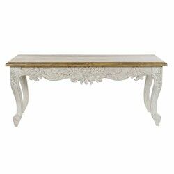Tavolino da Caffè DKD Home Decor Bianco Naturale 120 x 61 x 49 cm