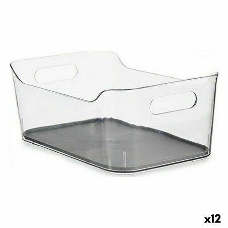 Contenitori per Cassetti Kinvara W623318 Grigio Plastica riciclata 17 x 10,5 x 24,5 cm (12 Unità)