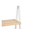 Scaffale da Bagno Berilo WR5504-3-431 Bianco Naturale 40,3 x 81,5 x 30 cm