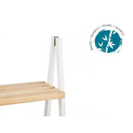 Scaffale da Bagno Berilo WR5504-3-431 Bianco Naturale 40,3 x 81,5 x 30 cm