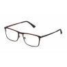 Montatura per Occhiali Uomo Police VPLB59-5408HR Rosso ø 54 mm
