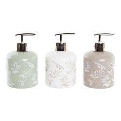 Dispenser di Sapone DKD Home Decor Cristallo ABS 350 ml (8 x 8 x 14 cm) (3 Unità)